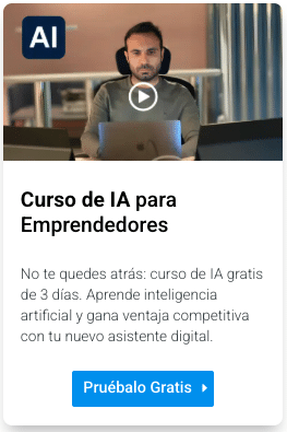 Curso de IA Gratis de 3 días para Emprendedores